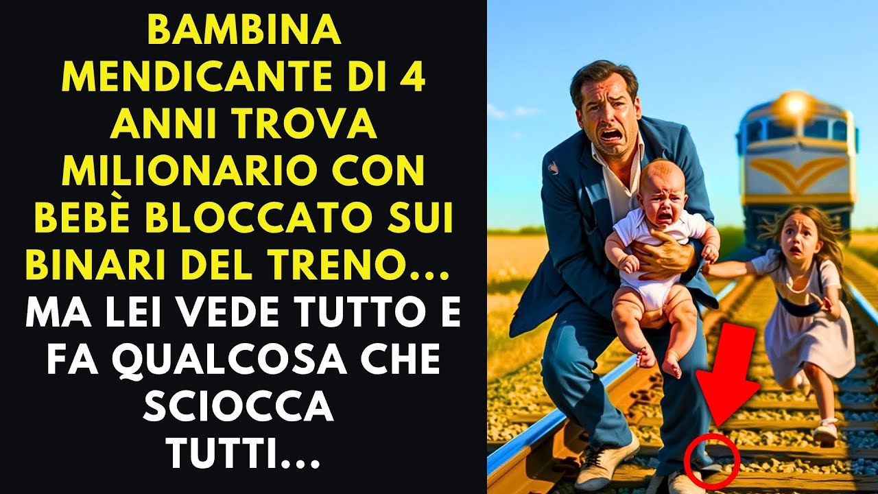 BAMBINA MENDICANTE DI 4 ANNI TROVA MILIONARIO CON BEBÈ BLOCCATO SUI ...