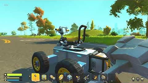 Scrap Mechanic Tutorial / How to build a steering suspension glitch