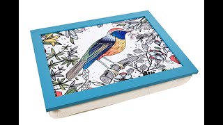 Mordern Framed Lap Desk with Soft Pillow Cushion screenshot 5