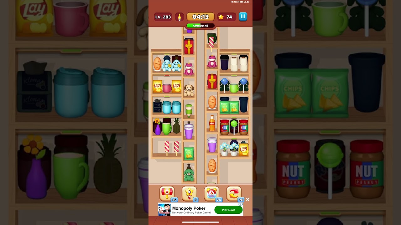 Goods Sorting Match 3 | Level 283 | NO BOOSTERS 