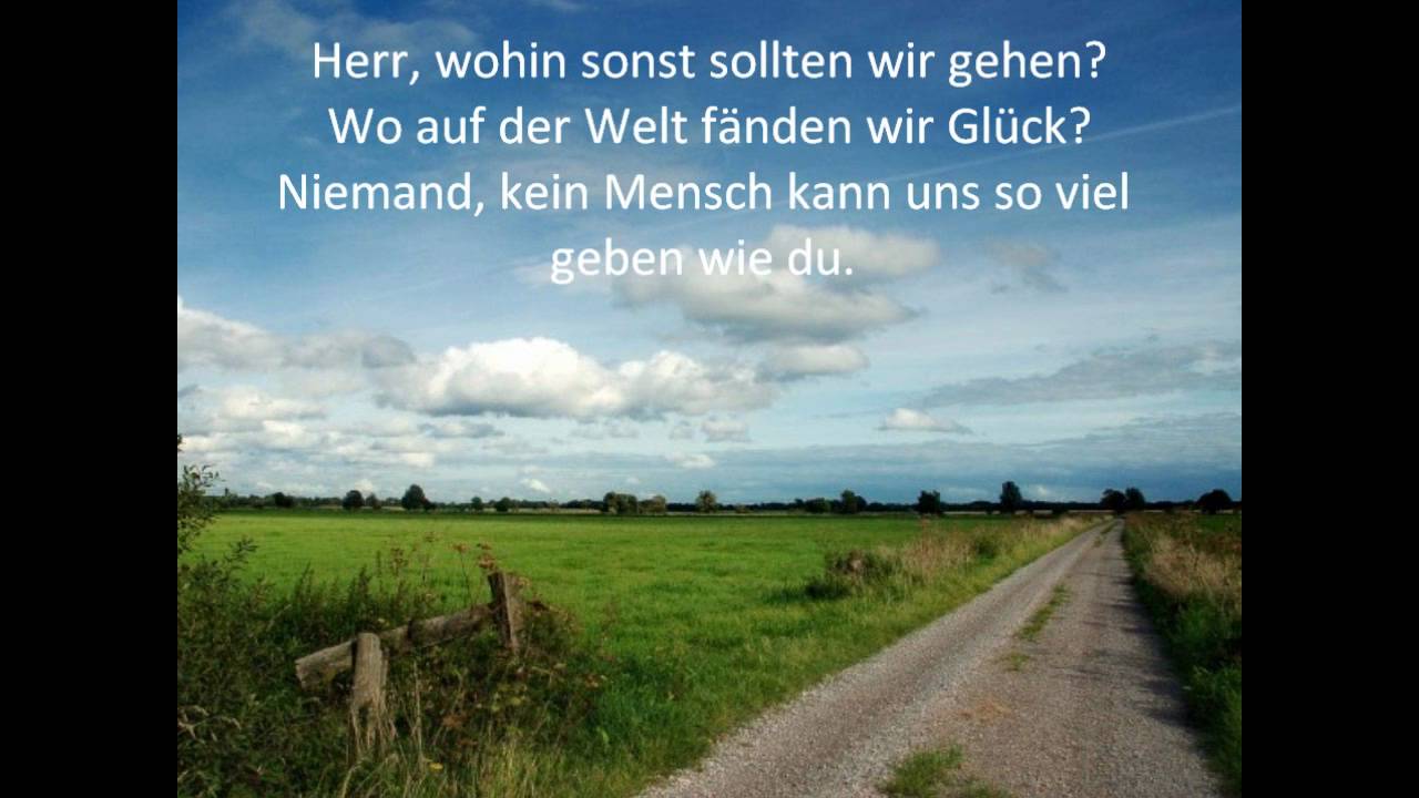 Herr Wohin Sonst Sollten Wir Gehen