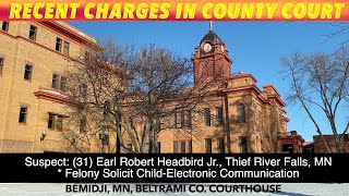 Recent Charges In Beltrami County Court