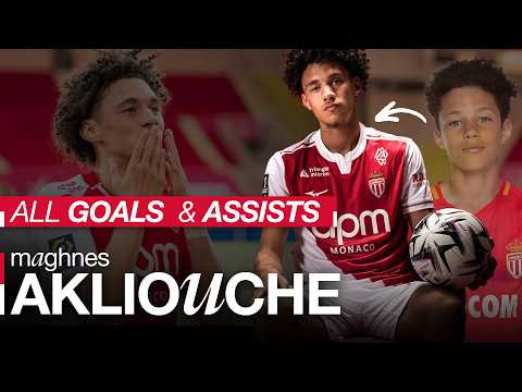 Maghnes Akliouche, all goals & assists - AS Monaco