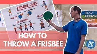 How to Throw a Frisbee | Cues + Station Activities for PE Class |