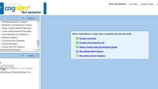 Cognero Test Generator