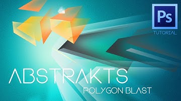 Abstrakts "Polygon Blast" Photoshop Tutorial