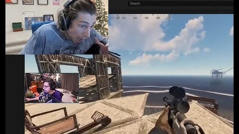 xQc reacts to Shroud on His aim | OTV RP RUST SERVER