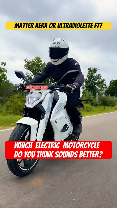 Which Electric Motorcycle Sounds Better? | Matter Aera 5000 or Ultraviolette F77 | BikeWale #shorts