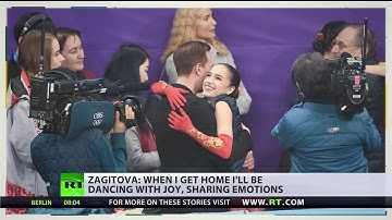 Alina Zagitova Olymp 2018 FS Don Quixote Interview R3