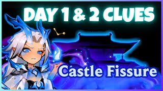 Castle Fissure Clues Day 1 & 2 | Legend of Elements | TapScreen Gaming