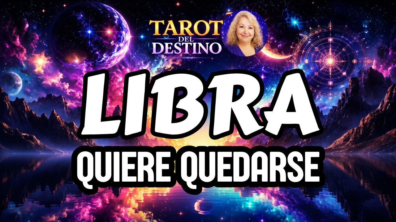 LIBRA ♎ ESTA PERSONA PIENSA EN TI Y QUIERE QUEDARSE | Tarot del Destino ...