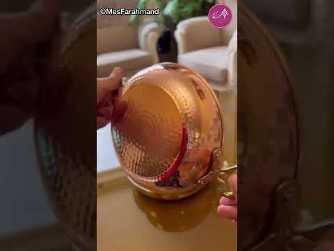 ماهیتابه دسته برنجی طرح جدید