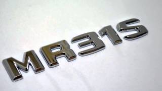 ベンツ風 スズキハスラー型式エンブレム MR31S