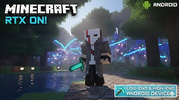 RTX Graphics On MCPE! | Low & High End Devices Ke Liye Best Minecraft Shaders (No Lag)