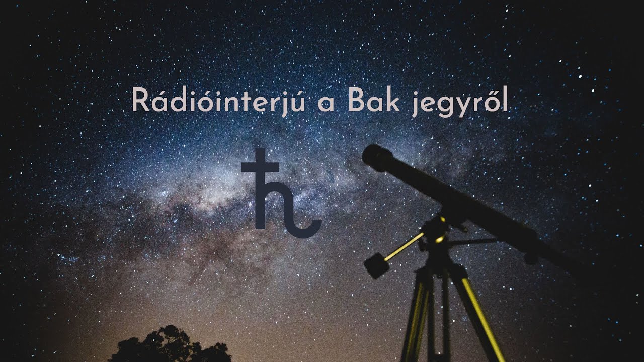 Rádióinterjú a Bak jegyről