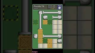 Pushing Machine (Genius) Level Puzzle 74 - Perfect Solution