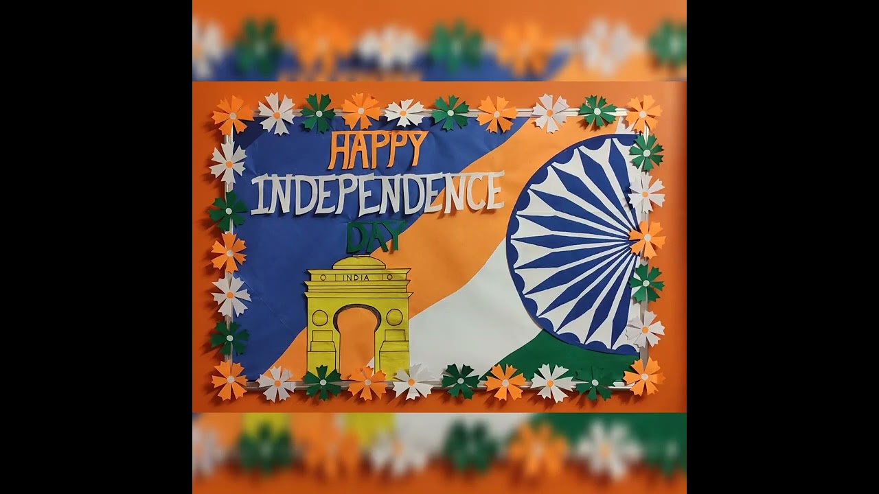 Soft board decoration ideas for Independence/Republic Day