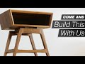 Building A Modern Side Table / Nightstand - Come To Our Shop And Build One With Us!