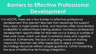 Applying ISTE Standards for Productivity and Professional Practice in MDCPS