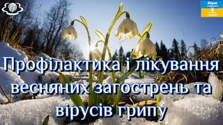 Профілактика і лікування весняних загострень та вірусів грипу