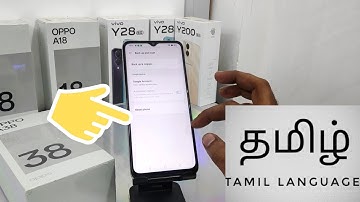 How to Factory data reset in OPPO A38 in tamil /How to Data factory reset in OPPO A18