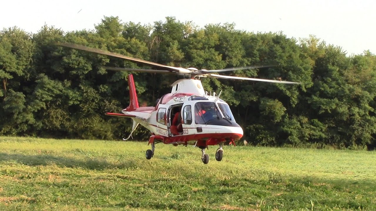 [RICERCA PERSONA] ATTERRAGGIO + DECOLLO DRAGO 84 AGUSTA WESTLAND 109 VVF MALPENSA (Marnate)