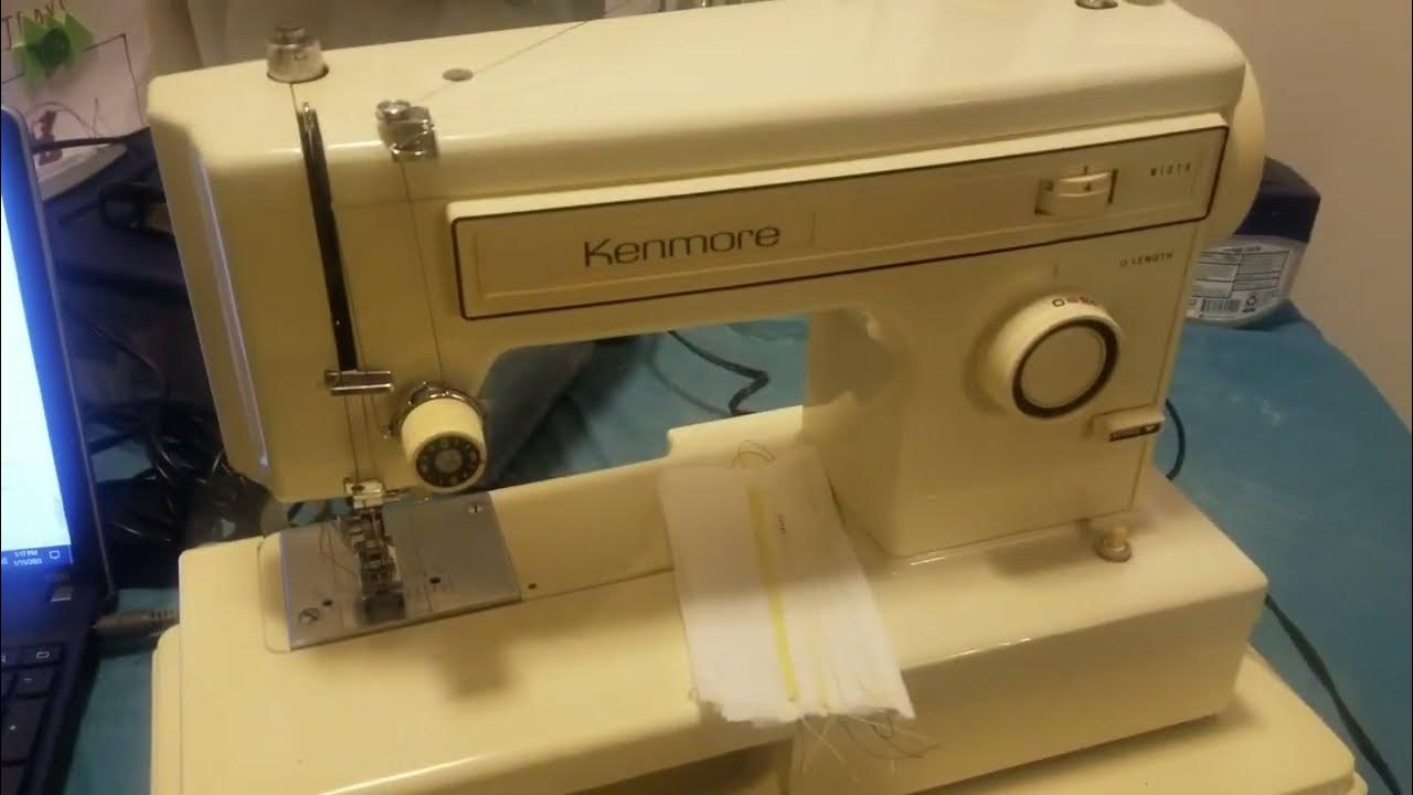 How To Correctly Thread A Kenmore 158.1212180 Sewing Machine YouTube