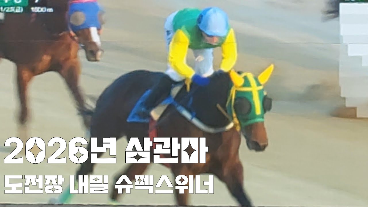 압도적인 걸음 보여줄게 더있다?(1/23 부산경마 7경주 하일라이트)