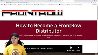 FRONTROW ALL ACCESS TUTORIAL BY SIR JAYVEE RESPETO screenshot 5