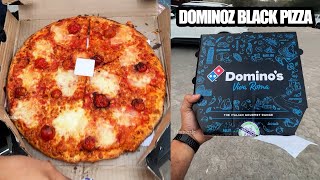 Eating Rs 3000 Luxury pizza From Dominos 🔥😍 Black Pizza 🍕