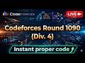 🔴 LIVE – Codeforces Round 1090 (Div. 4) |Competitive Programming|C++ |B.The 67th 6-7 Integer Problem