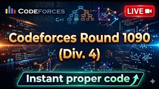 Celebrity 🔴 LIVE – Codeforces Round 1090 (Div. 4) |Competitive Programming|C++ |B.The 67th 6-7 Integer Problem Net Worth