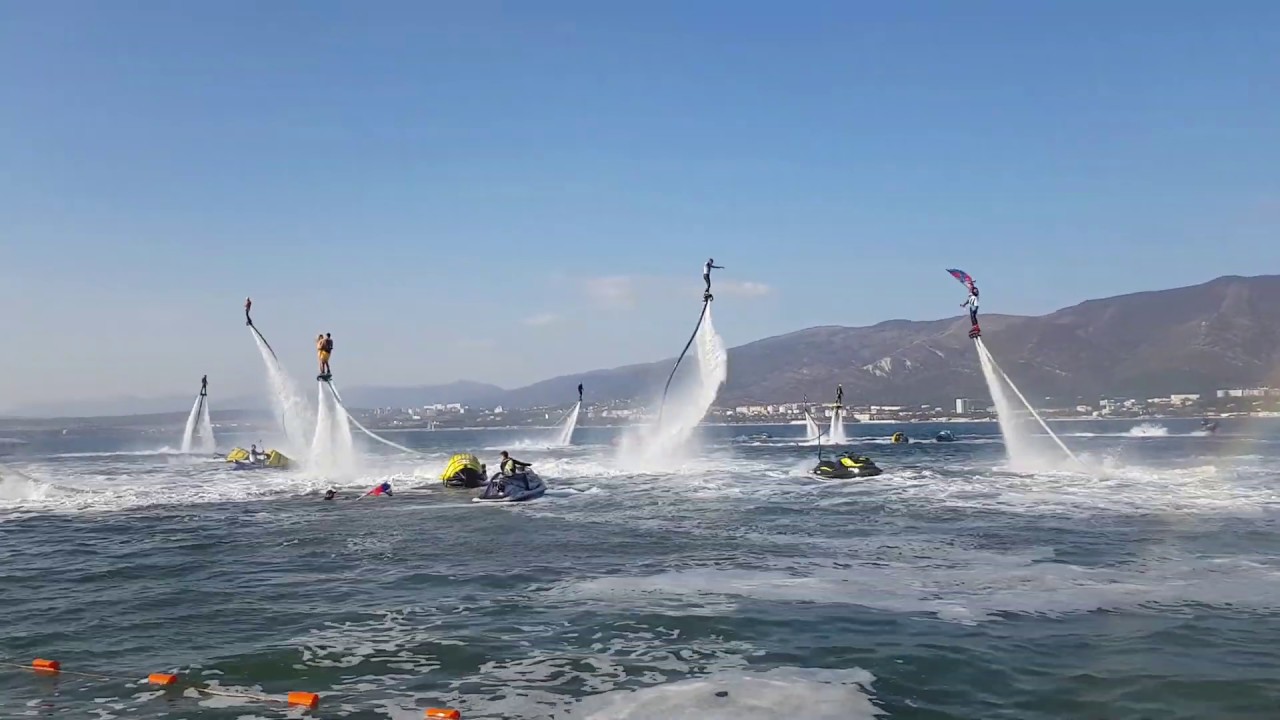 Флайборд шоу Геленджик - YouTube