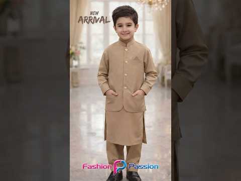 Kids Waistcoat Set Black product video preview