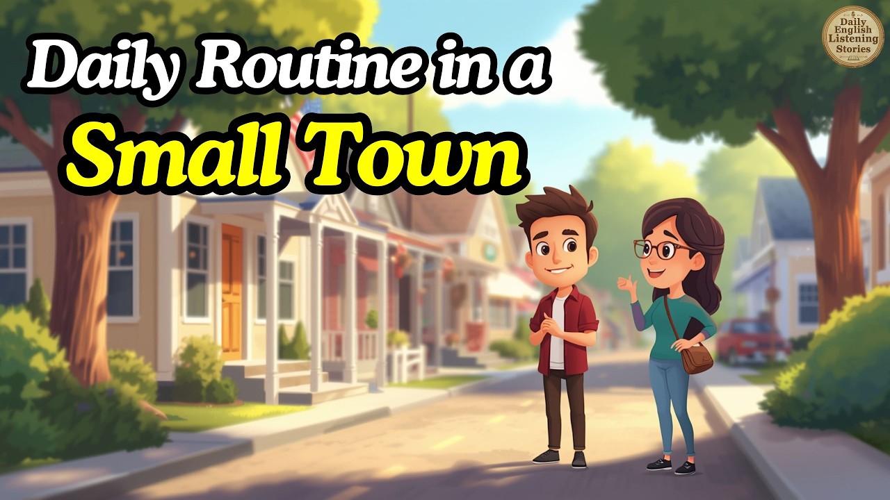 🏡 Daily Routine in a Small Town | Practice English Conversation ...