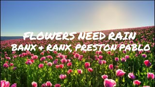 Flowers Need Rain -  Banx & Ranx, Preston Pablo (Lyrics)