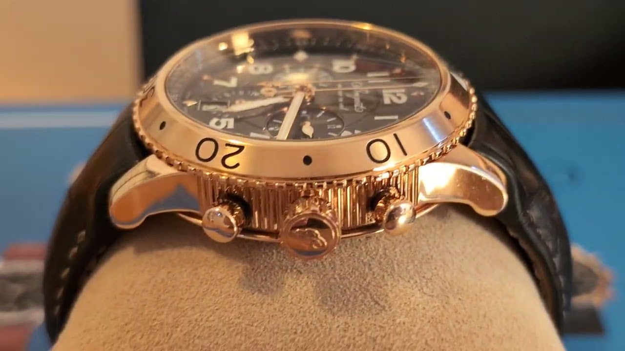 LIVE UNBOXING - Breguet Type XXI ref 3810 Rose Gold - YouTube