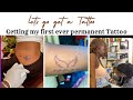 Getting my first Ever Permanent Tattoo | Pain, Price + BTS of tv interviews