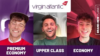 VIRGIN ATLANTIC A330-900neo FIRST EVER FLIGHT | Comparing Business Class, Premium and Economy screenshot 4