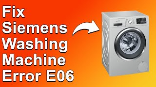 Famous Siemens Washing Machine Error E06 (Indication Of Drainage Issue - How You Can Fix It) Profile