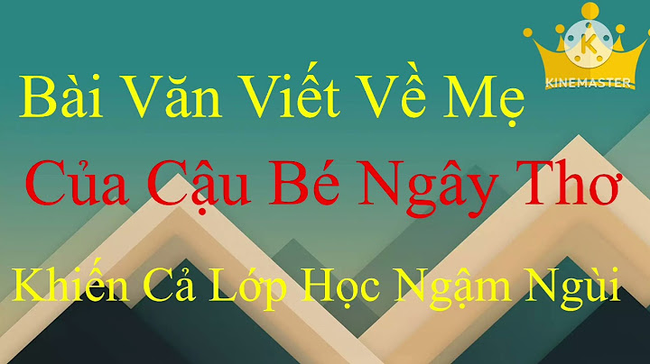 Bài văn về mẹ của cậu bé chuyên lý