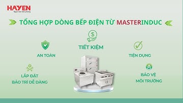 Tổng hợp các dòng sản phẩm bếp điện từ MasterINDUC| Tập đoàn Hà Yến