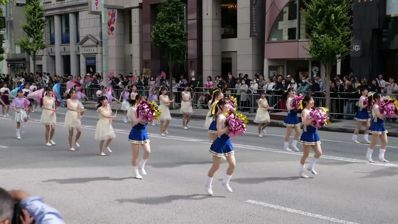 品川女子学院 吹奏楽部 交通安全ゴールデンパレード2024