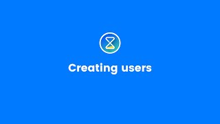 Create User I Help Center
