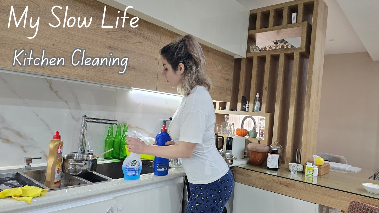 Simple Day Vlog , Cleaning My Cozy Kitchen | Silent Vlog , Art of Slow Living 