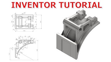 Inventor Tutorial #255 | 3D Model Basic Beginners