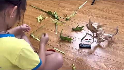 Cách Làm Con Chuồn Chuồn Từ Lá Dừa/Lê Kim Ngân/Sáng Tạo Từ Lá Dừa