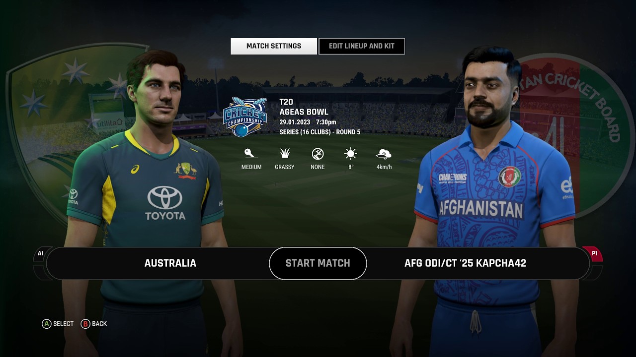 AUS vs AFG | Match No.34 | T20 World Cup | Cricket 2024 | 2026