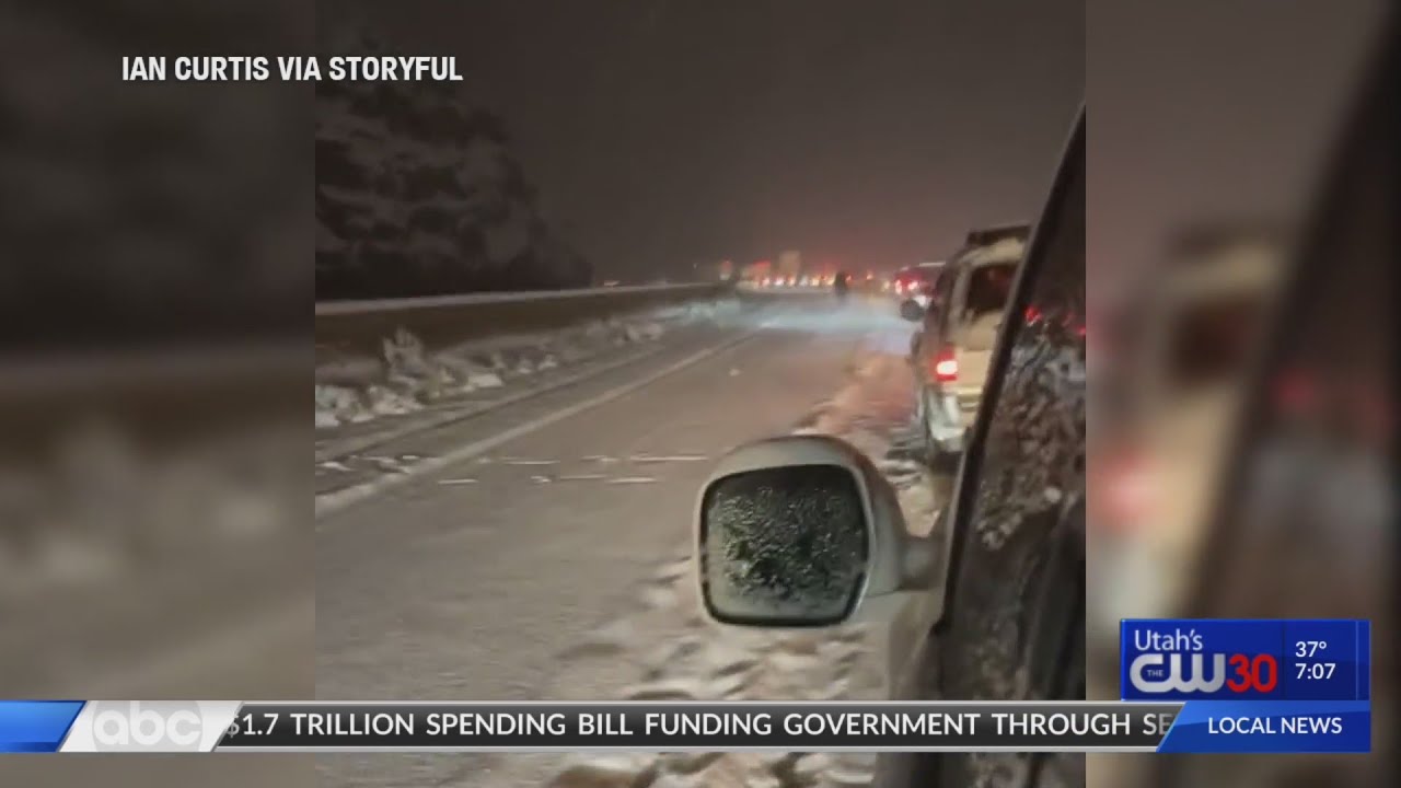 Winter Alert: Heavy Snowfall in Denver Leads to Traffic on Main Roads