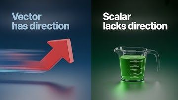 Scalar and Vector Quantities Explained | Physics | Difference, Examples & Operations